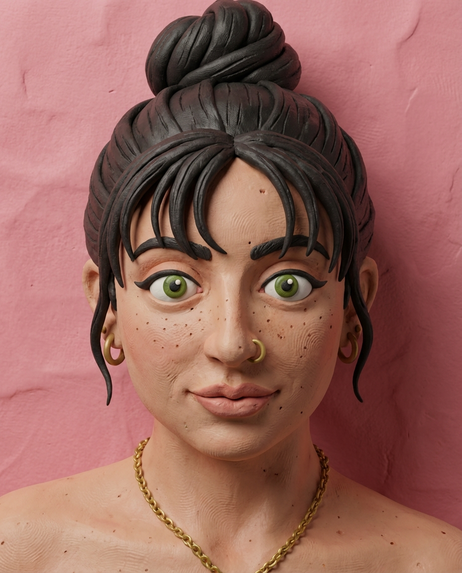 Claymation Character AI preset example