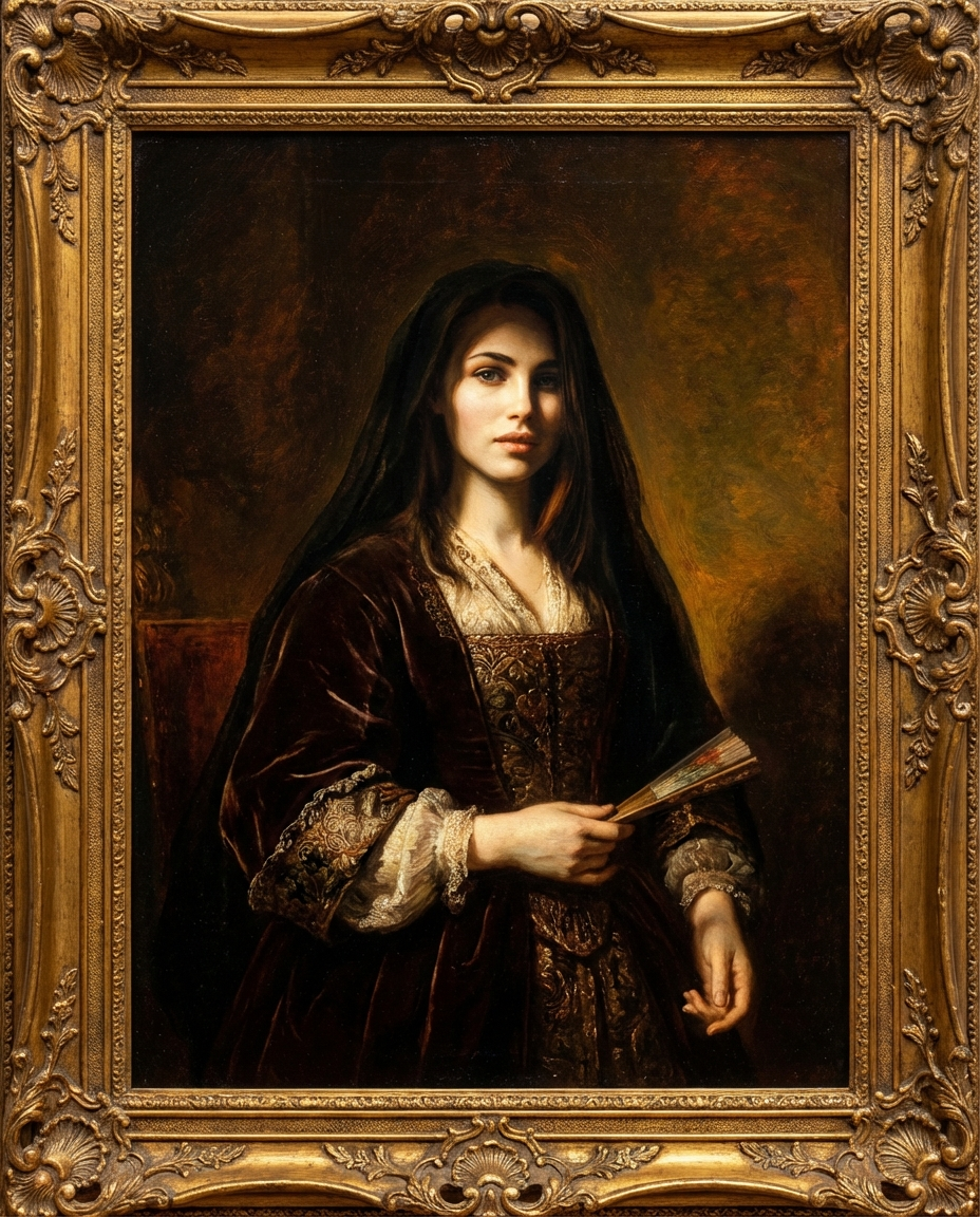 Renaissance Portrait AI preset example